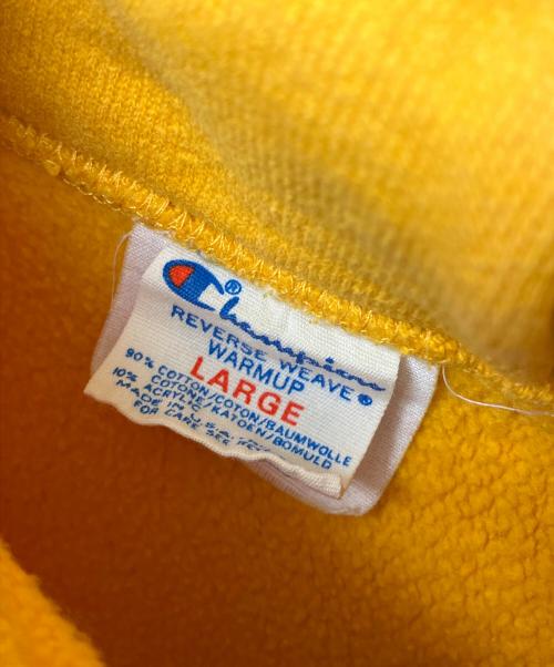Champion REVERSE WEAVE（チャンピオン リバース ウィーブ）Champion REVERSE WEAVE (チャンピオン リバース ウィーブ) Champion REVERSE WEAVE　プルオーバーパーカー イエロー サイズ:Lの古着・服飾アイテム