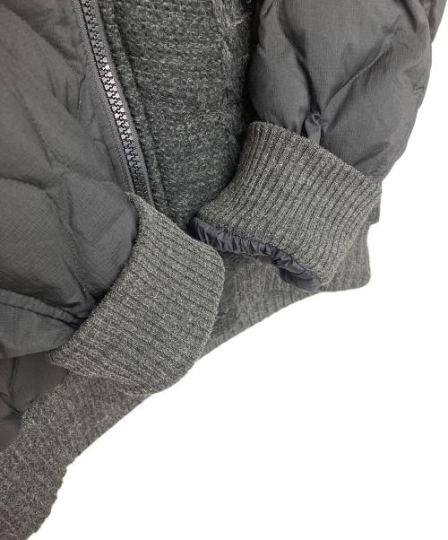 DIESEL（ディーゼル）DIESEL (ディーゼル) ニット切替ダウンジャケット ブラック サイズ:XSの古着・服飾アイテム