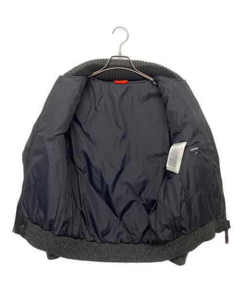 DIESEL（ディーゼル）DIESEL (ディーゼル) ニット切替ダウンジャケット ブラック サイズ:XSの古着・服飾アイテム