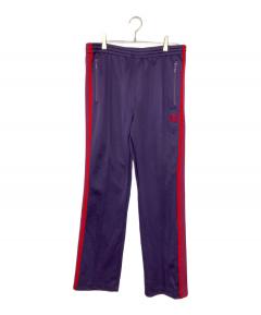 Needles トラックパンツ ボルドー ターコイズ 中古・古着通販】Needles (ニードルズ) トラックパンツ ボルドー