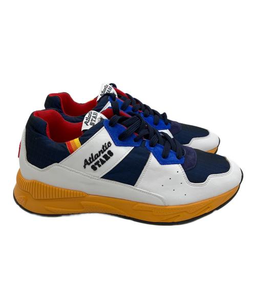 atlantic stars（アトランティックスターズ）atlantic stars (アトランティックスターズ) スニーカー ホワイト×ブルー サイズ:43の古着・服飾アイテム