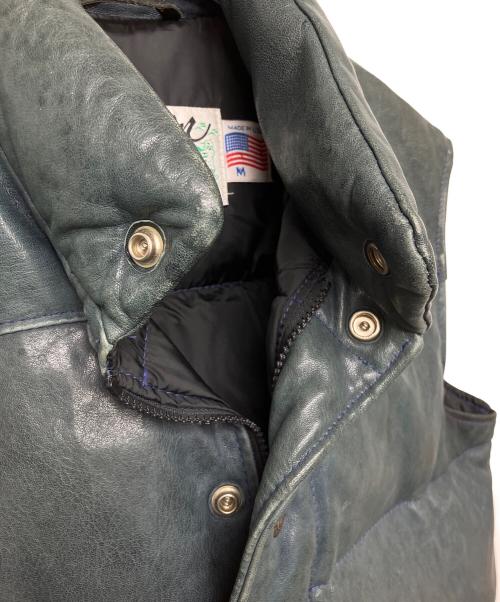 Schott（ショット）Schott (ショット) ダウンベスト ネイビー サイズ:Mの古着・服飾アイテム