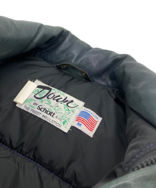 Schott（ショット）Schott (ショット) ダウンベスト ネイビー サイズ:Mの古着・服飾アイテム