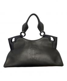 Cartier（カルティエ）の古着「マルチェロ　ハンドバッグ」｜ブラック