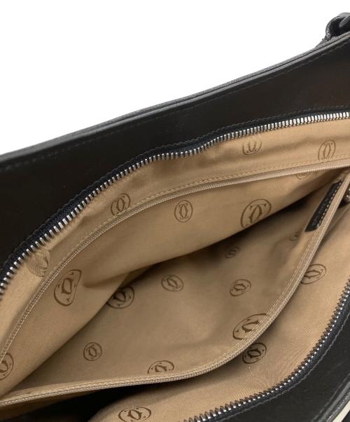Cartier（カルティエ）Cartier (カルティエ) マルチェロ　ハンドバッグ ブラックの古着・服飾アイテム