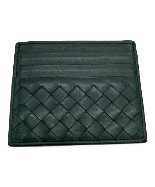 BOTTEGA VENETA（ボッテガベネタ）BOTTEGA VENETA (ボッテガベネタ) カードケース グリーンの古着・服飾アイテム