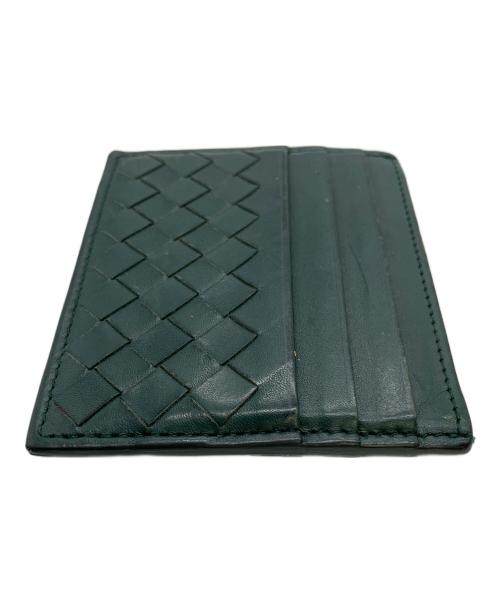 BOTTEGA VENETA（ボッテガベネタ）BOTTEGA VENETA (ボッテガベネタ) カードケース グリーンの古着・服飾アイテム