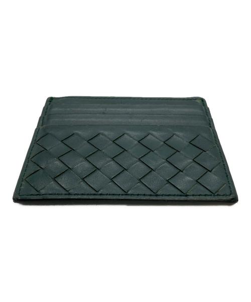 BOTTEGA VENETA（ボッテガベネタ）BOTTEGA VENETA (ボッテガベネタ) カードケース グリーンの古着・服飾アイテム