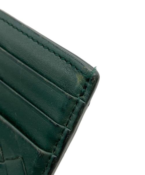 BOTTEGA VENETA（ボッテガベネタ）BOTTEGA VENETA (ボッテガベネタ) カードケース グリーンの古着・服飾アイテム