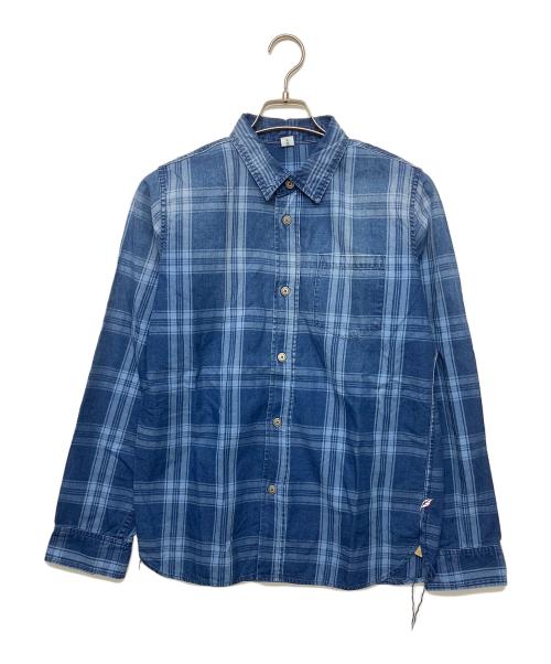 正藍屋（ショウアイヤ）正藍屋 (ショウアイヤ) 長袖シャツ インディゴ サイズ:３の古着・服飾アイテム