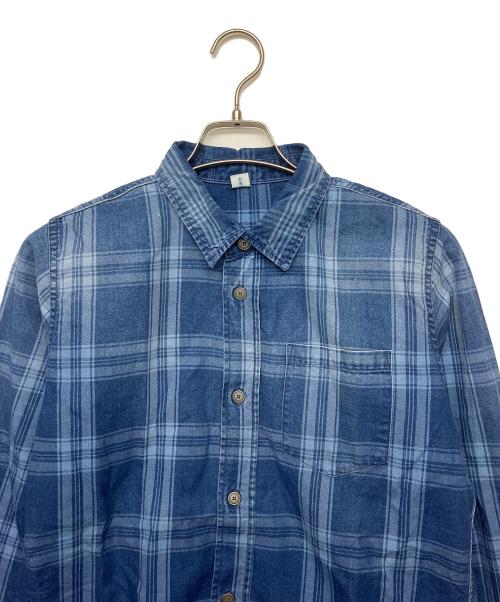 正藍屋（ショウアイヤ）正藍屋 (ショウアイヤ) 長袖シャツ インディゴ サイズ:３の古着・服飾アイテム