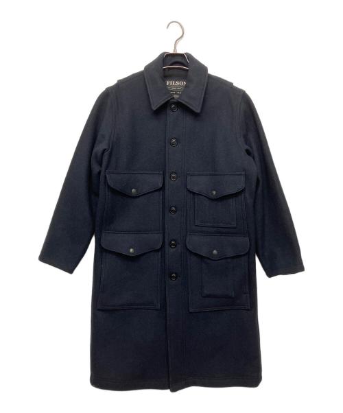 FILSON（フィルソン）FILSON (フィルソン) ロングクルーザーコート ブラック サイズ:Sの古着・服飾アイテム
