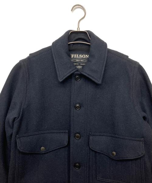 FILSON（フィルソン）FILSON (フィルソン) ロングクルーザーコート ブラック サイズ:Sの古着・服飾アイテム