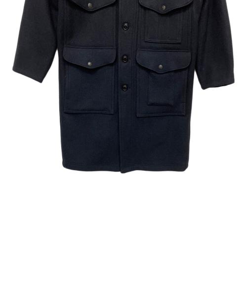 FILSON（フィルソン）FILSON (フィルソン) ロングクルーザーコート ブラック サイズ:Sの古着・服飾アイテム