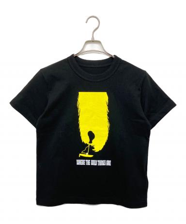 3868【近年モデル・美品】サカイ 異素材切替＆サイドスリット 半袖 Tシャツ 中古・古着通販】sacai (サカイ) 半袖Tシャツ ブラック｜ブランド