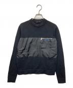 PRADAプラダ）の古着「SMM909 S182　切替ニット」｜ブラック