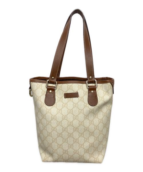 GUCCI（グッチ）GUCCI (グッチ) トートバッグ ベージュの古着・服飾アイテム