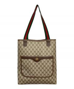 中古・古着通販】GUCCI (グッチ) エナメルハンドバッグ レッド