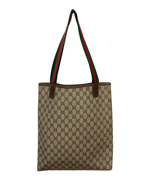 GUCCI（グッチ）GUCCI (グッチ) OLD GUCCI トートバッグ ブラウンの古着・服飾アイテム