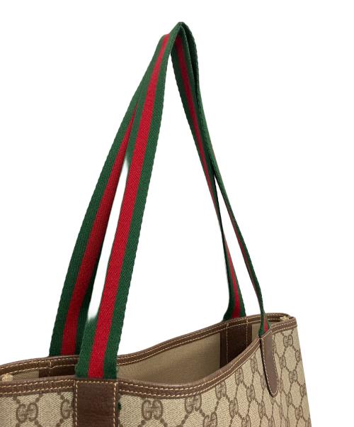 GUCCI（グッチ）GUCCI (グッチ) OLD GUCCI トートバッグ ブラウンの古着・服飾アイテム