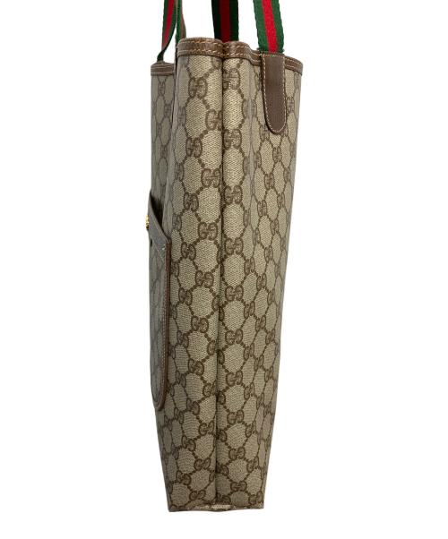 GUCCI（グッチ）GUCCI (グッチ) OLD GUCCI トートバッグ ブラウンの古着・服飾アイテム