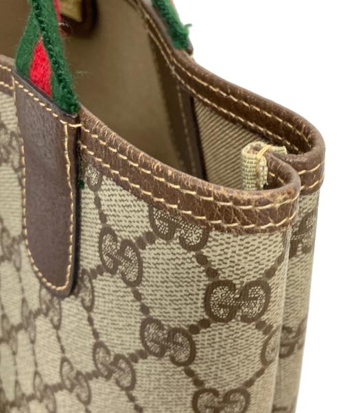 GUCCI（グッチ）GUCCI (グッチ) OLD GUCCI トートバッグ ブラウンの古着・服飾アイテム