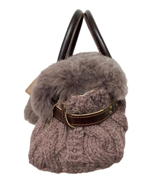 MONTEROSA（モンテローザ）MONTEROSA (モンテローザ) ムートンバッグ パープルの古着・服飾アイテム