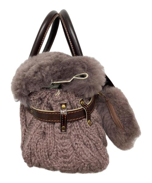 MONTEROSA（モンテローザ）MONTEROSA (モンテローザ) ムートンバッグ パープルの古着・服飾アイテム