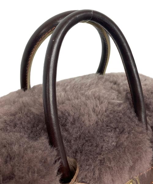 MONTEROSA（モンテローザ）MONTEROSA (モンテローザ) ムートンバッグ パープルの古着・服飾アイテム