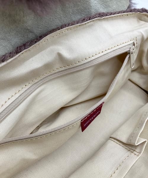 MONTEROSA（モンテローザ）MONTEROSA (モンテローザ) ムートンバッグ パープルの古着・服飾アイテム