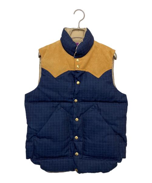 RockyMountainFeatherBed（ロッキーマウンテンフェザーベッド）RockyMountainFeatherBed (ロッキーマウンテンフェザーベッド) ダウンベスト ネイビー サイズ:36の古着・服飾アイテム