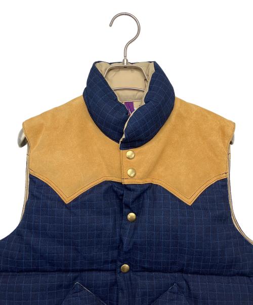 RockyMountainFeatherBed（ロッキーマウンテンフェザーベッド）RockyMountainFeatherBed (ロッキーマウンテンフェザーベッド) ダウンベスト ネイビー サイズ:36の古着・服飾アイテム