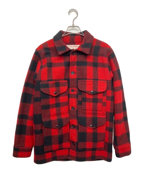 FILSON GARMENT（フィルソン ガーメント）FILSON GARMENT (フィルソン ガーメント) マッキーノクルーザーウール ジャケット レッド サイズ:36の古着・服飾アイテム
