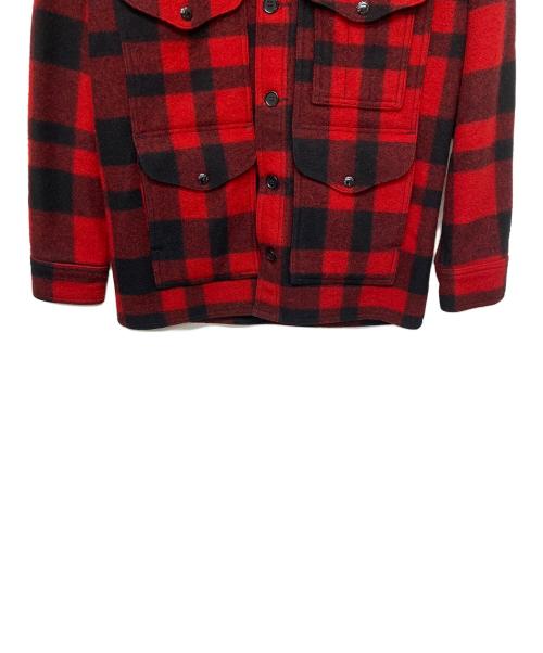 FILSON GARMENT（フィルソン ガーメント）FILSON GARMENT (フィルソン ガーメント) マッキーノクルーザーウール ジャケット レッド サイズ:36の古着・服飾アイテム