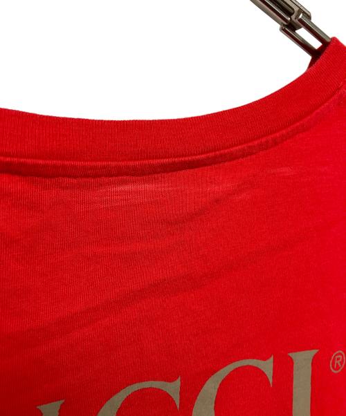 GUCCI（グッチ）GUCCI (グッチ) 半袖カットソー レッド サイズ:Mの古着・服飾アイテム
