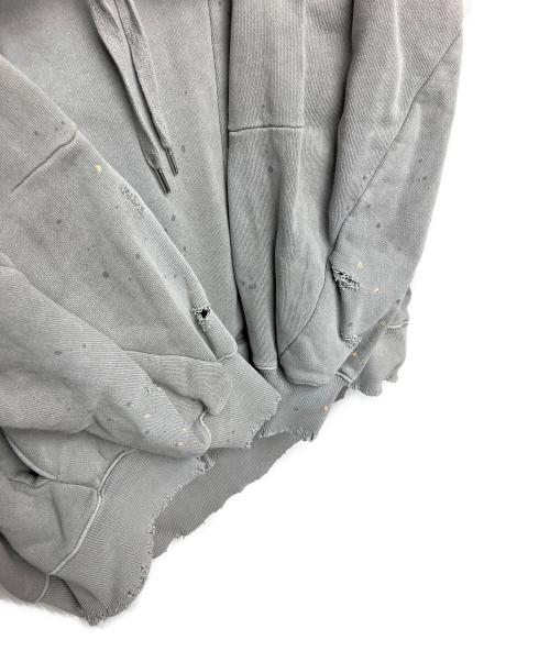 MAISON SPECIAL（メゾンスペシャル）MAISON SPECIAL (メゾンスペシャル) ﾀﾞﾒｰｼﾞ加工　プルオーバーパーカー グレー サイズ:1の古着・服飾アイテム