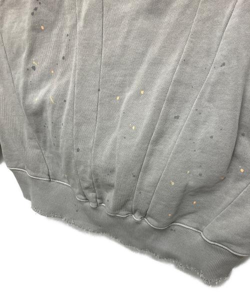 MAISON SPECIAL（メゾンスペシャル）MAISON SPECIAL (メゾンスペシャル) ﾀﾞﾒｰｼﾞ加工　プルオーバーパーカー グレー サイズ:1の古着・服飾アイテム