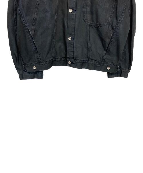 MAISON SPECIAL（メゾンスペシャル）MAISON SPECIAL (メゾンスペシャル) Three-Dimensional Prime-Over Cutting Denim Jacket ブラック サイズ:１の古着・服飾アイテム