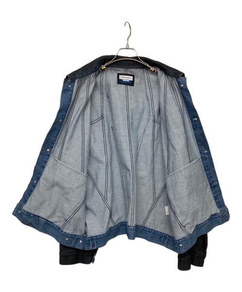 MAISON SPECIAL（メゾンスペシャル）MAISON SPECIAL (メゾンスペシャル) Three-Dimensional Prime-Over Cutting Denim Jacket ブラック サイズ:１の古着・服飾アイテム