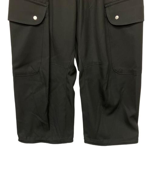 MAISON SPECIAL（メゾンスペシャル）MAISON SPECIAL (メゾンスペシャル) Chambray Wool Prime-Wide Three-Dimensional Cutting Cargo Pants ブラック サイズ:０の古着・服飾アイテム