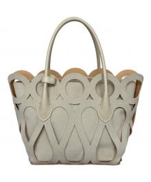 MARY AL TERNA（メアリオルターナ）の古着「MAZE トートバッグ」｜ベージュ