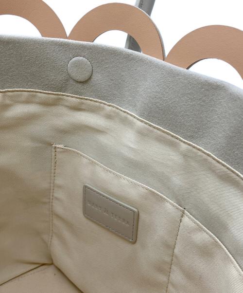 MARY AL TERNA（メアリオルターナ）MARY AL TERNA (メアリオルターナ) MAZE トートバッグ ベージュの古着・服飾アイテム