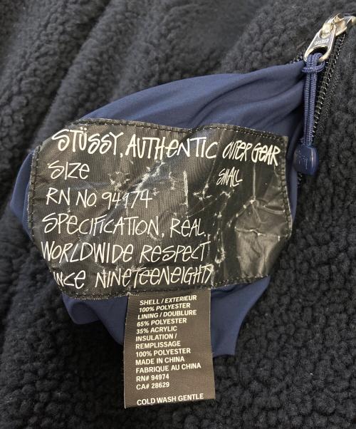 stussy（ステューシー）stussy (ステューシー) キルティングジャケット ネイビー サイズ:Lの古着・服飾アイテム