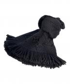 LOUIS VUITTONルイ ヴィトン）の古着「エシャルプ・ロゴマニア マフラー」｜ブラック