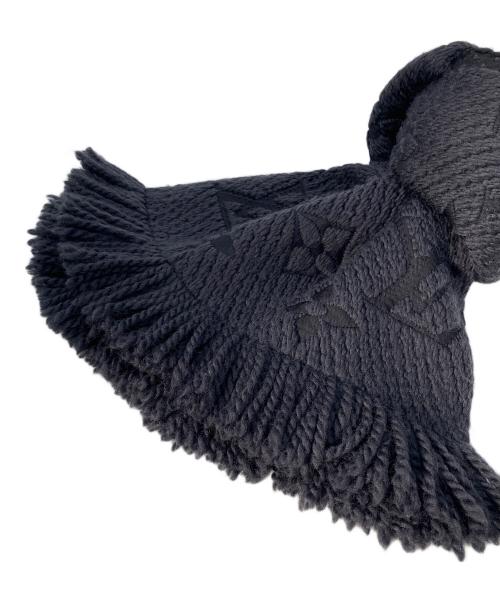 LOUIS VUITTON（ルイ ヴィトン）LOUIS VUITTON (ルイ ヴィトン) エシャルプ・ロゴマニア マフラー ブラックの古着・服飾アイテム