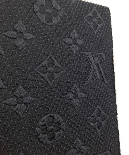 LOUIS VUITTON（ルイ ヴィトン）LOUIS VUITTON (ルイ ヴィトン) エシャルプ・ロゴマニア マフラー ブラックの古着・服飾アイテム