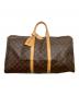 LOUIS VUITTON（ルイ ヴィトン）の古着「モノグラム　キーポル55」｜ブラウン