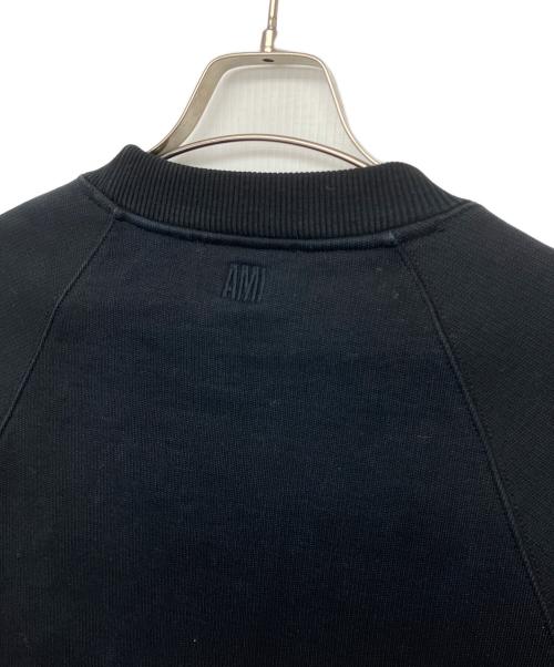 AMI PARIS（アミ パリス）AMI PARIS (アミ パリス) クルーネックスウェット ブラック サイズ:Mの古着・服飾アイテム