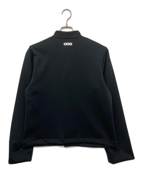 COMME des GARCONS（コムデギャルソン）COMME des GARCONS (コムデギャルソン) ポリエステルジャージチャイナジャケット ブラック サイズ:Mの古着・服飾アイテム