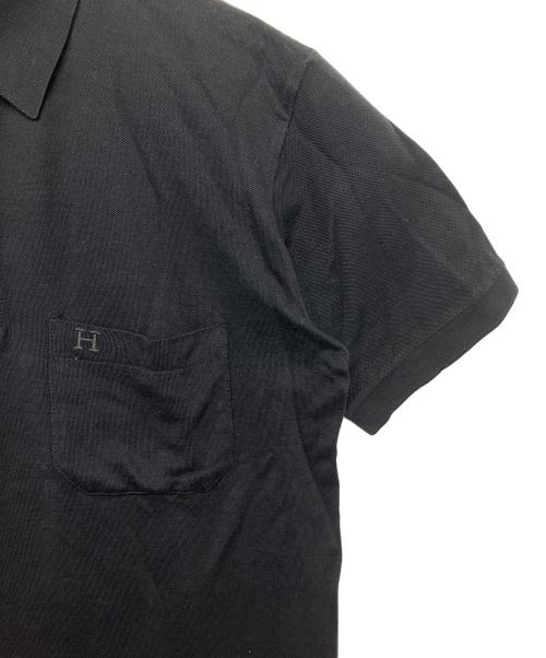 HERMES（エルメス）HERMES (エルメス) ポロシャツ ブラック サイズ:XSの古着・服飾アイテム